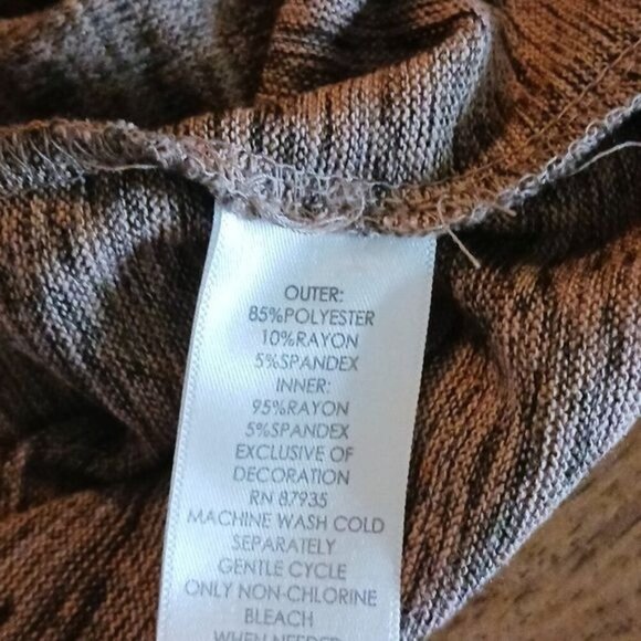 LOGO Lori Goldstein Cardigan Vest Womens Size S Sleeveless Open Front Classic - Picture 6 of 6